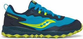 Trail Running Shoes Test Saucony Peregrine KDZ Junior Trail Running Shoes - Blue