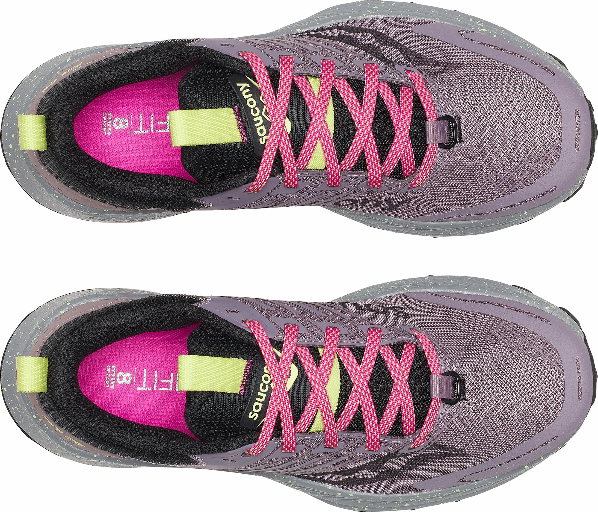 Saucony Ride TR2 Womens Trail Running Shoes - Purple Cross Country Spikes Or Trail Shoes