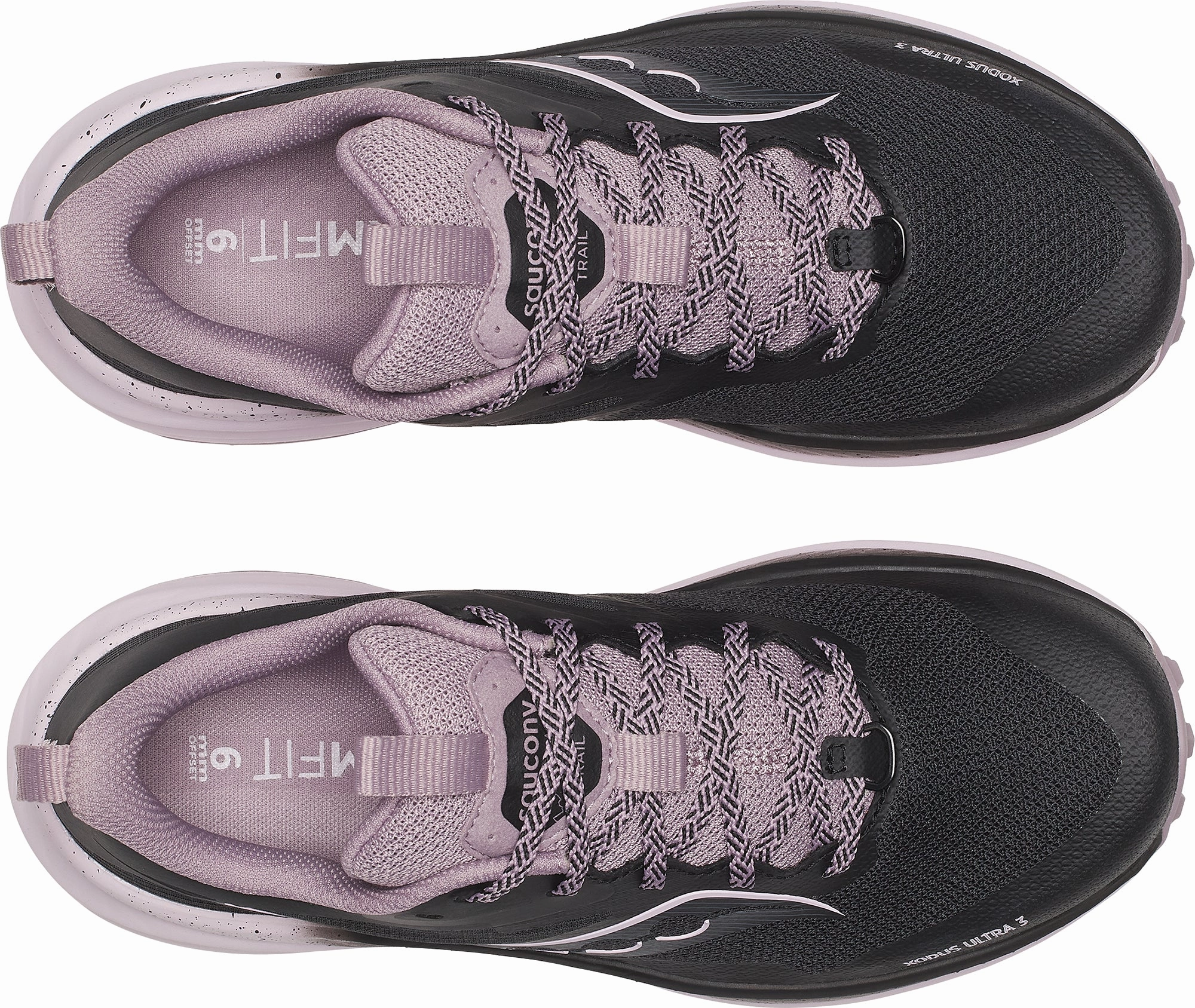 Saucony Xodus Ultra 3 Womens Trail Running Shoes - Black Tracefinder Trail Running Shoes Waterproof