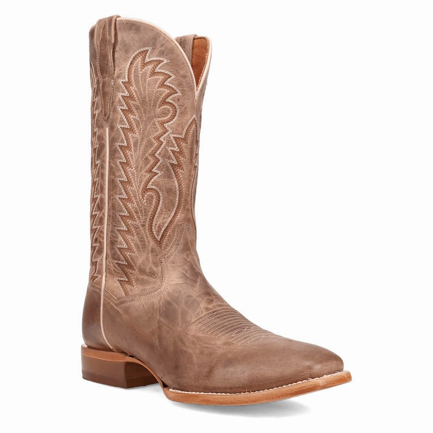 Dan Post Mens Jerry Tan Leather Cowboy Boots Jcp Boots