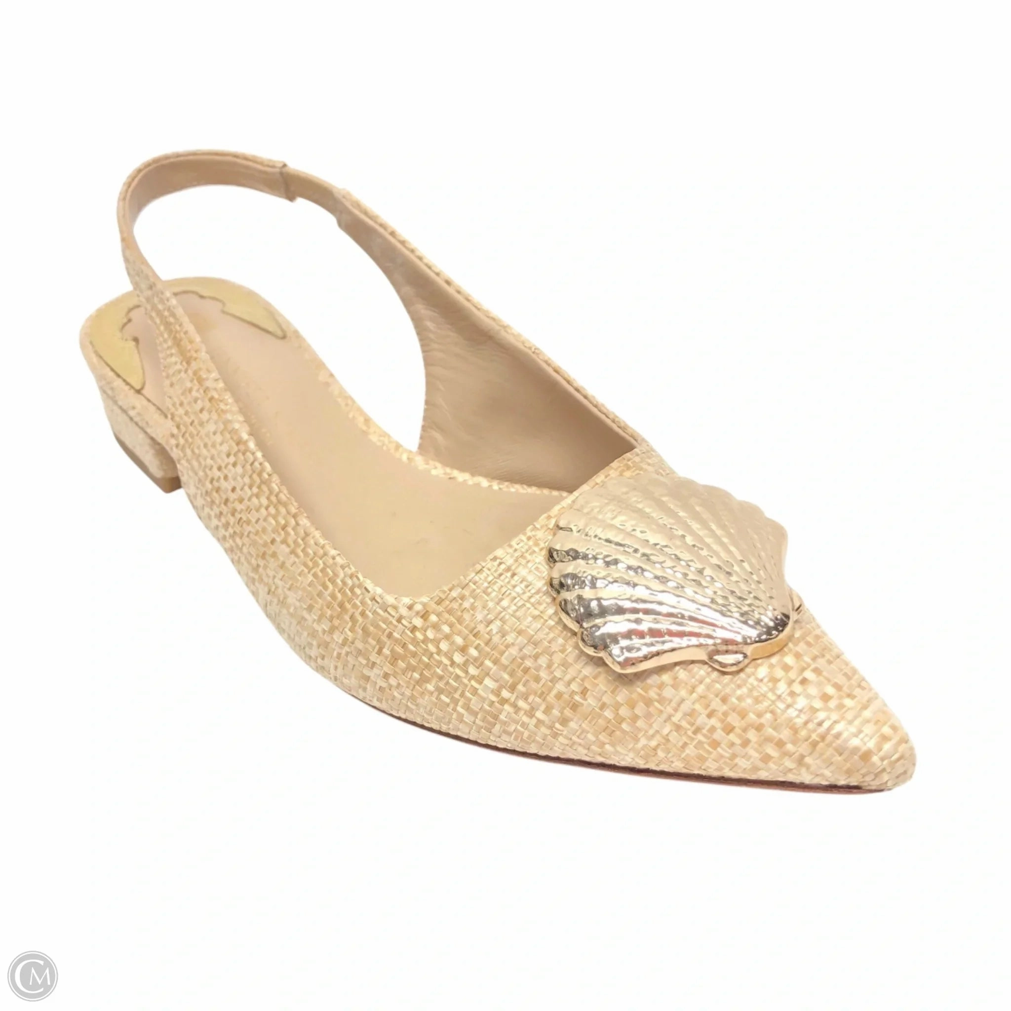 High Flat Heels Shoes Heels Kitten By Antonio Melani In Beige, Size: 7
