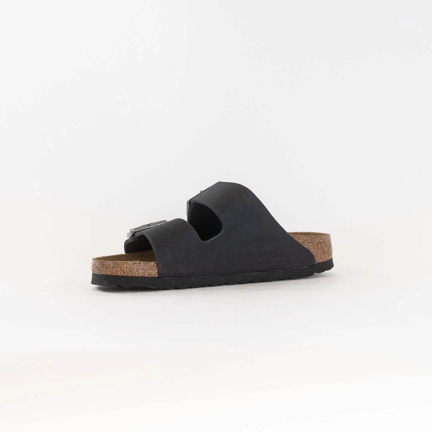 Birkenstock Arizona-flor Birkenstock Arizona Soft Footbed (Unisex) - Black Oiled Leather