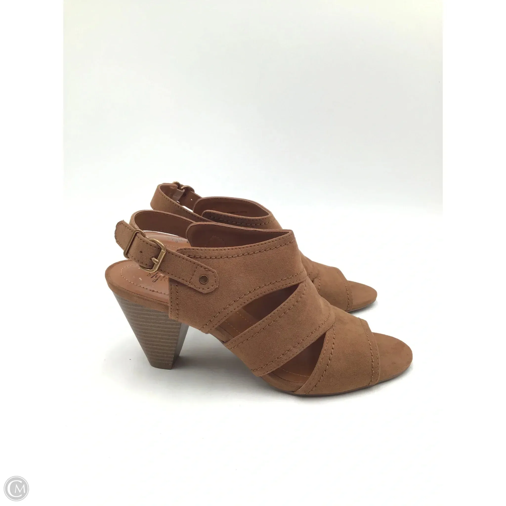 Shoes Heels Kitten By Style And Co Collection Women In Brown, Size: 9 But I Make These High Heels Work