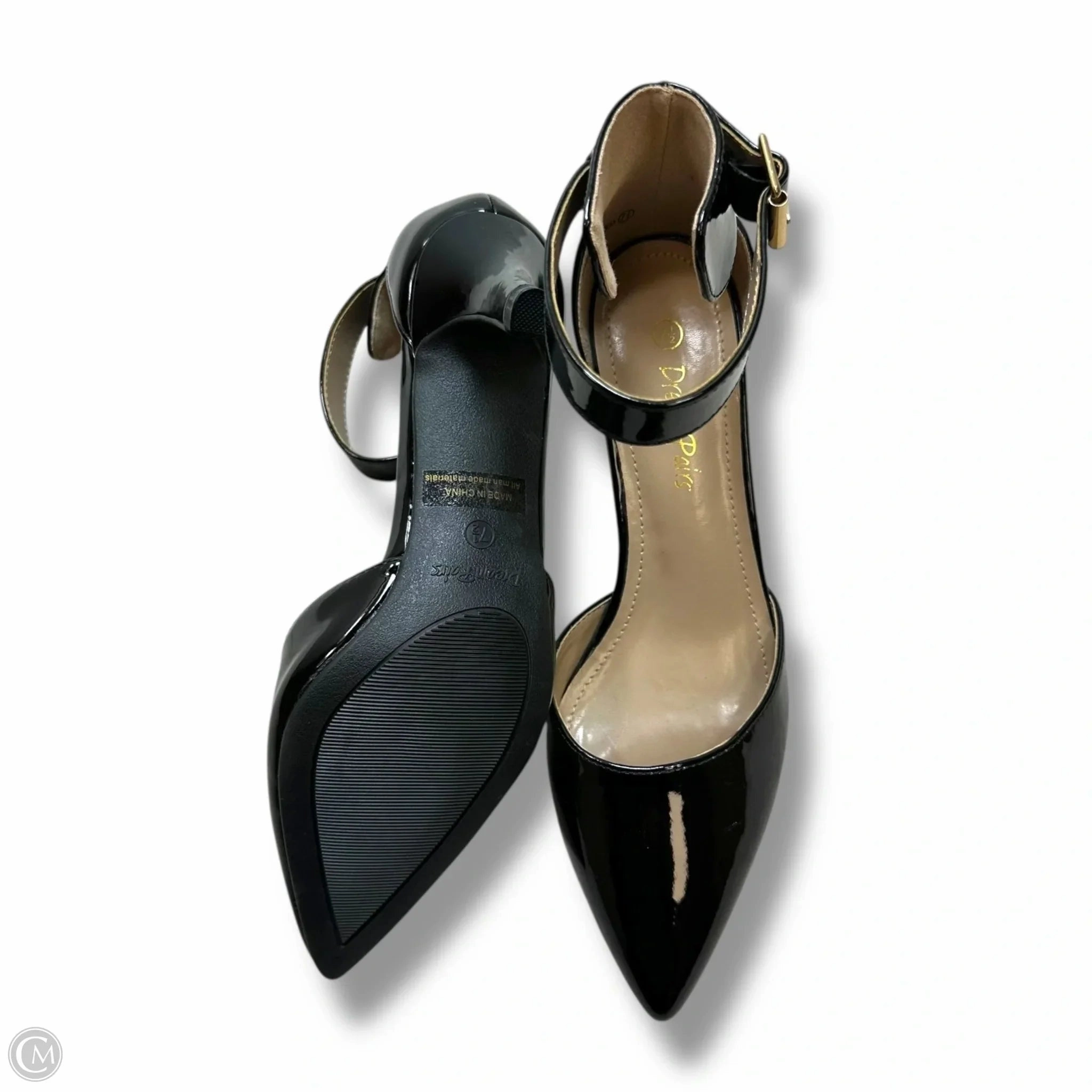 Shoes Heels Kitten By Dream Pairs In Black, Size: 7.5 High High Heels Shoes