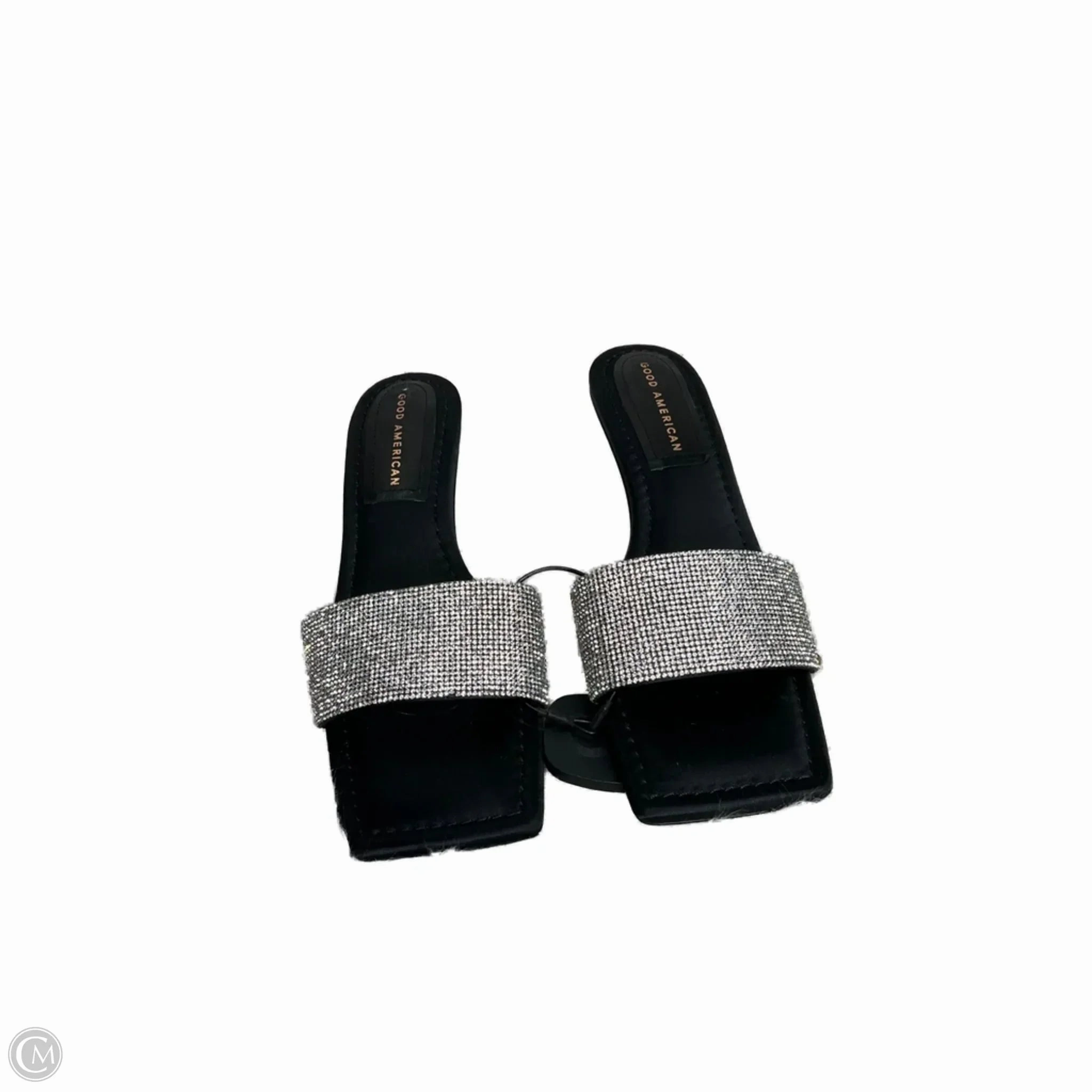 Shoes Heels Kitten By Good American In Silver, Size: 7 Youth High Heels