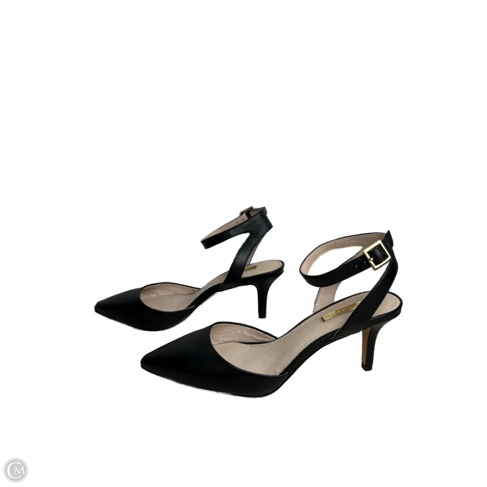 Shoes Heels Kitten By Louise Et Cie In Black, Size: 7 Open Toe Platform High Heels