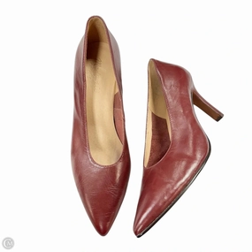 High End High Heels Shoes Heels Kitten By Madewell In Red, Size: 9.5