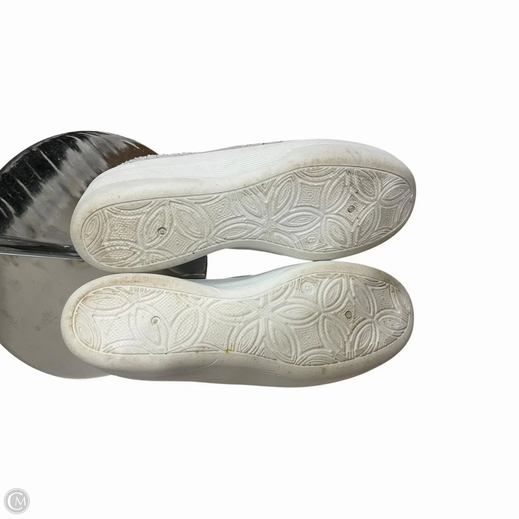 Shoes Heels Platform By Clothes Mentor In Silver, Size: 8 High Heels Teasing