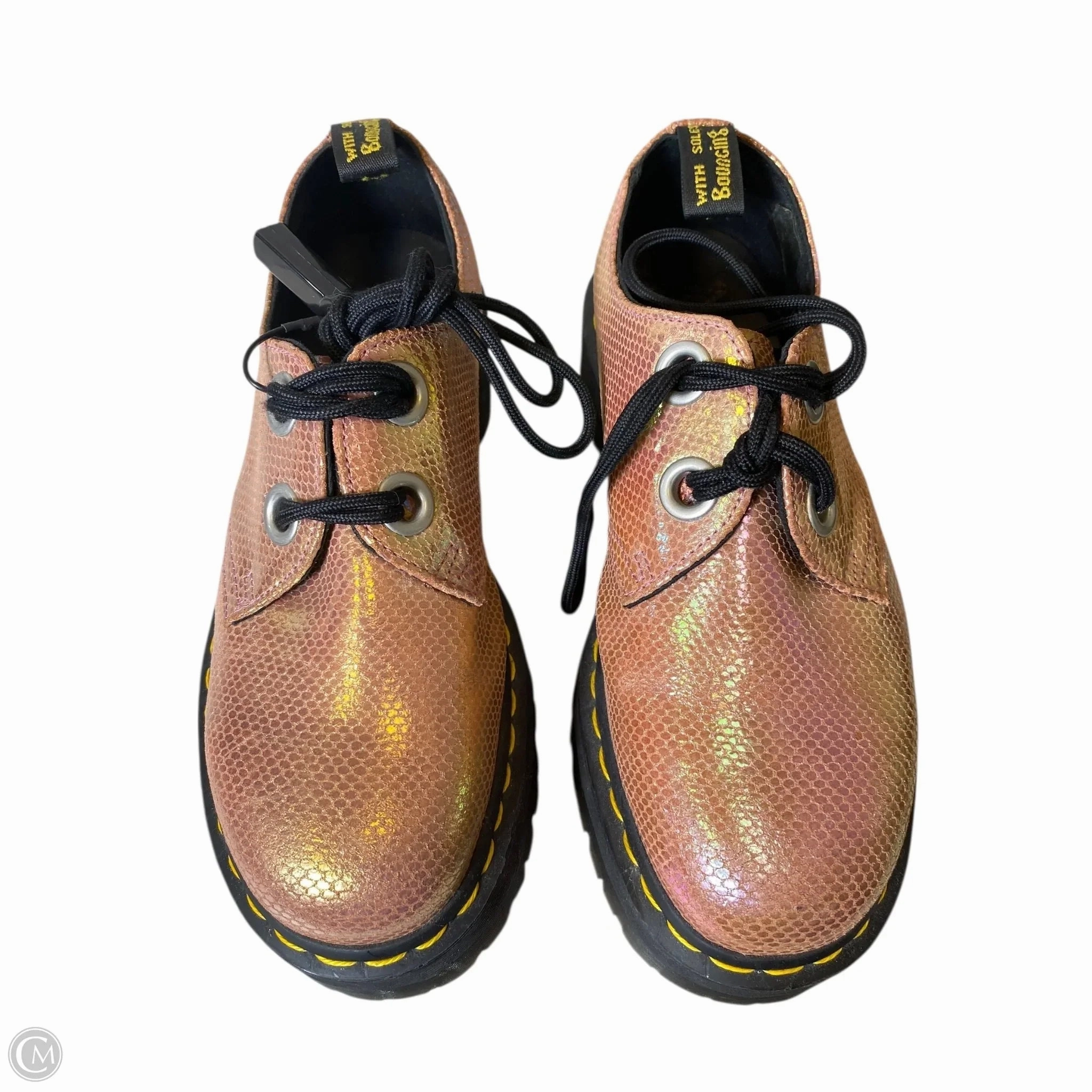 Shoes Heels Platform By Dr Martens In Multi-colored, Size: 9 Sandals With High Heels