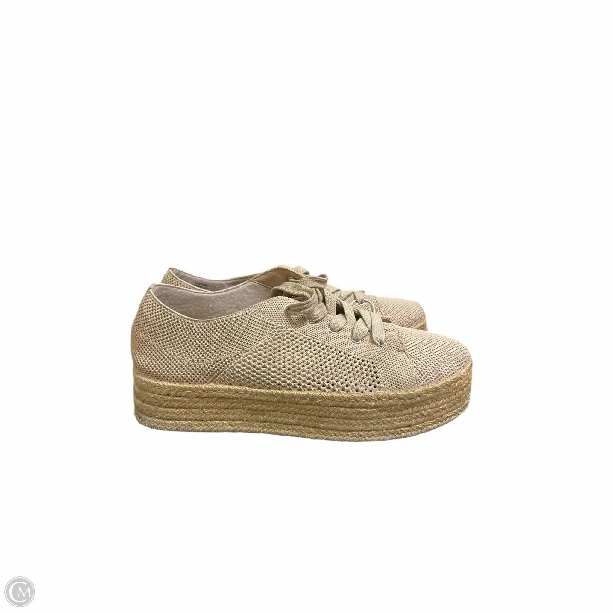 Shoes Heels Platform By Steve Madden In Tan, Size: 8.5 Wisee Block-heel Knee-high Dress Boots