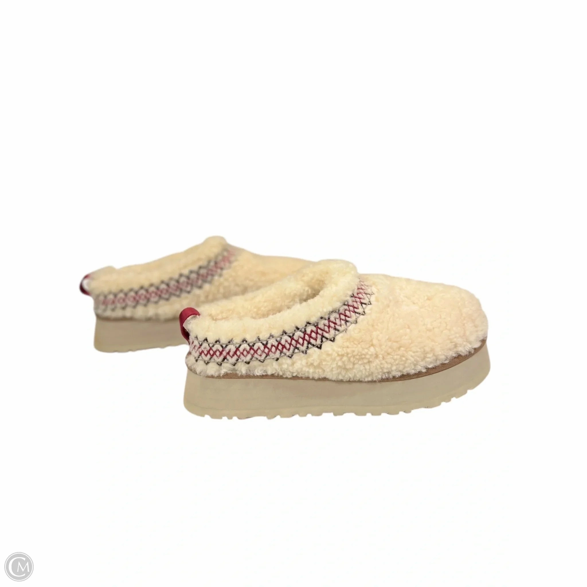 Shoes Heels Platform By Ugg In Cream & Red, Size: 10 Trending High Heels