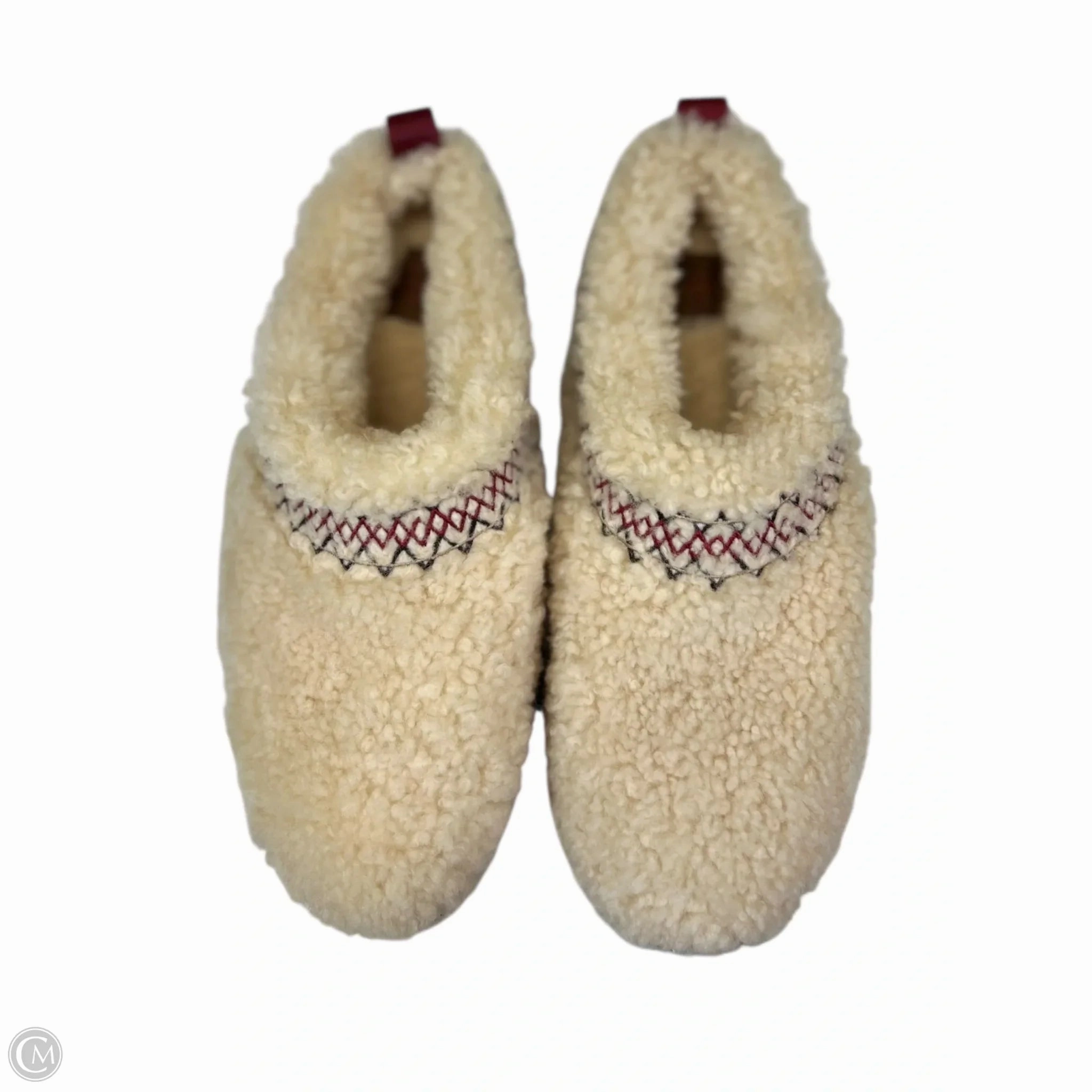 High Heels Tie Shoes Heels Platform By Ugg In Cream & Red, Size: 10