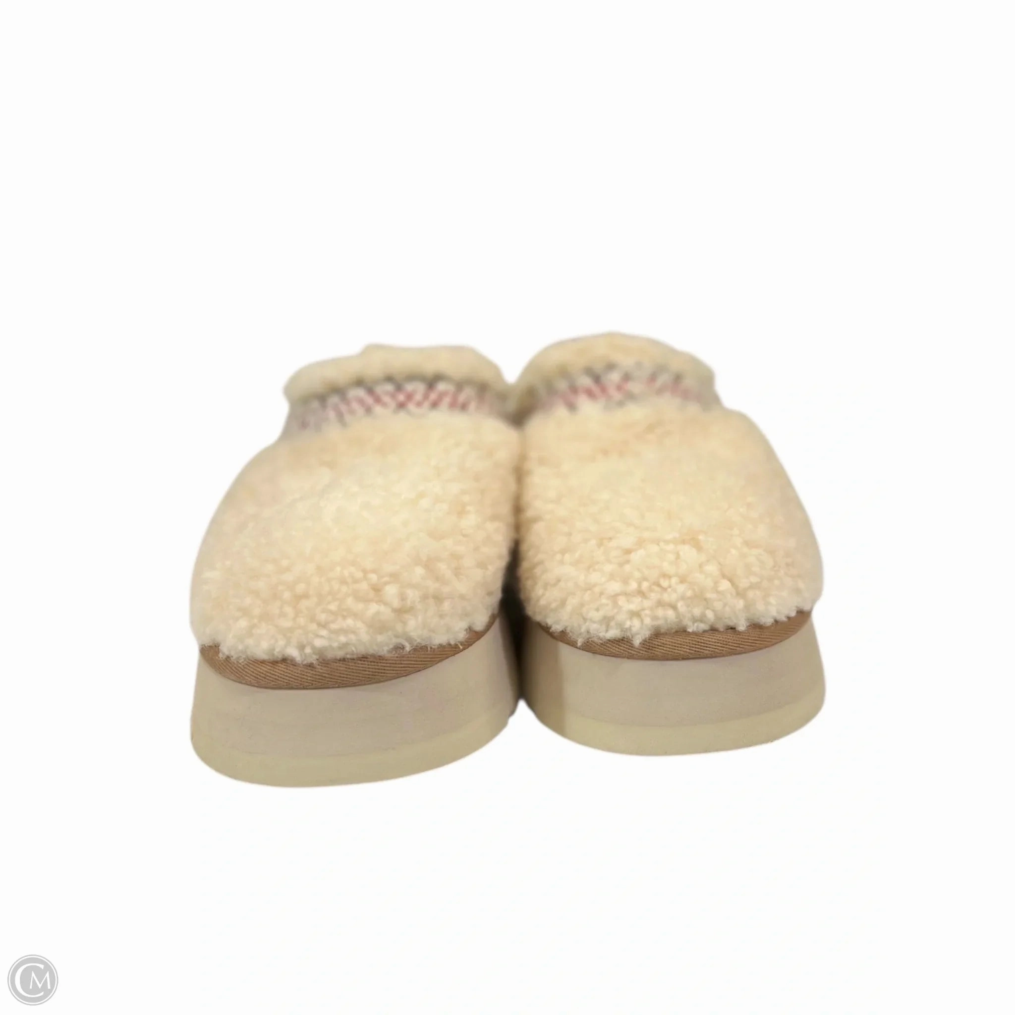 Shoes Heels Platform By Ugg In Cream & Red, Size: 10 Wide Foot High Heels