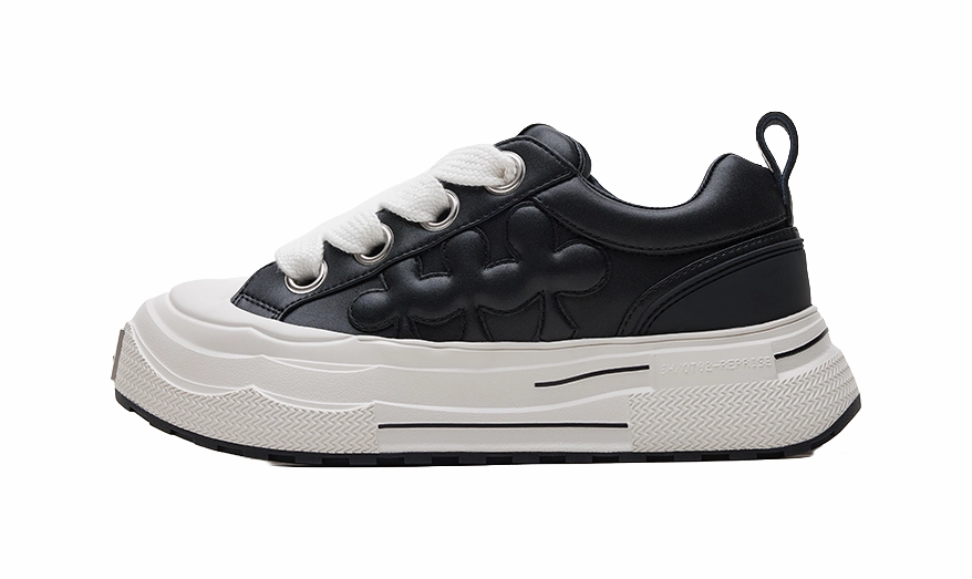 Club Factory Shoes Casual SHOOT BRAND Reprise Black Plum Slip Resistant Height Increasing Low Top Skateboard Shoes Unisex Black