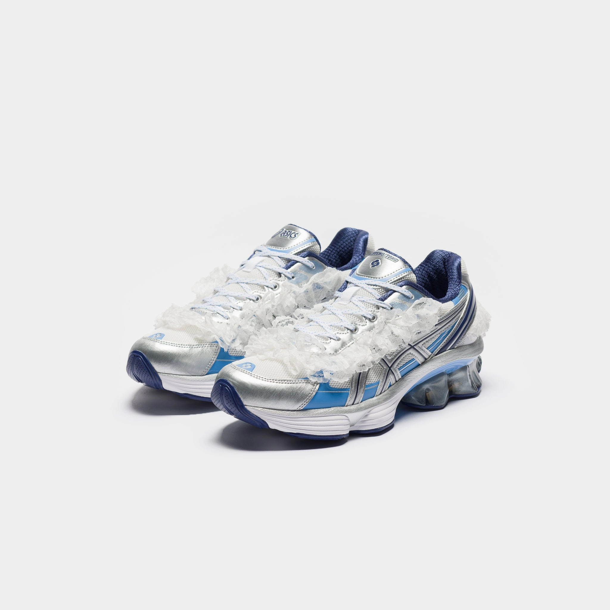Shushu/Tong Gel-Kinetic Fluent Sneaker in White/Dive Blue Asics Gel-excite Trail Running Shoes