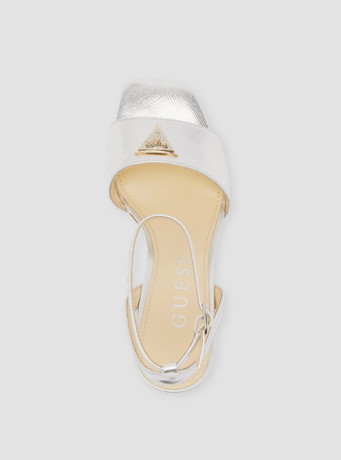 Nice High Heels Silver Gelyae Block Heel