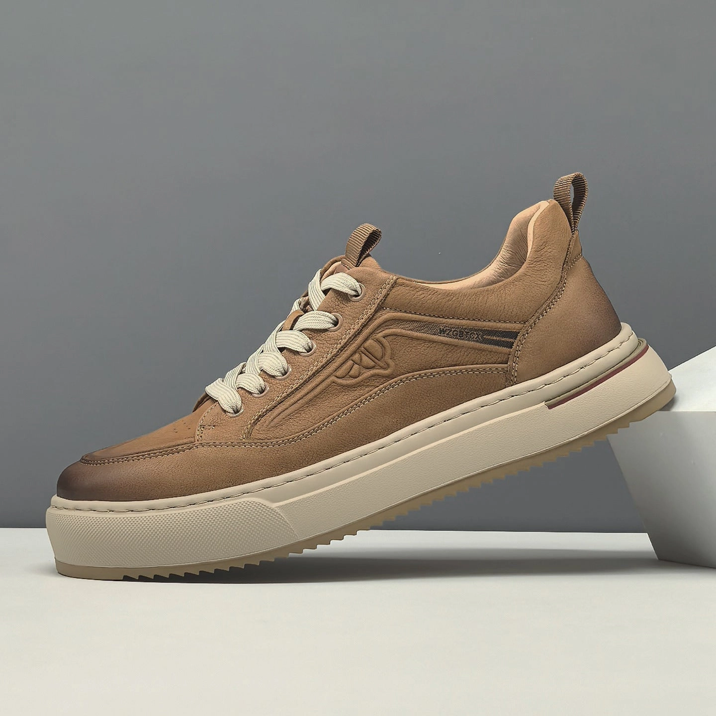 Men's Minimalist Breathable Leather Flat Casual Shoes Best Barefoot Shoes