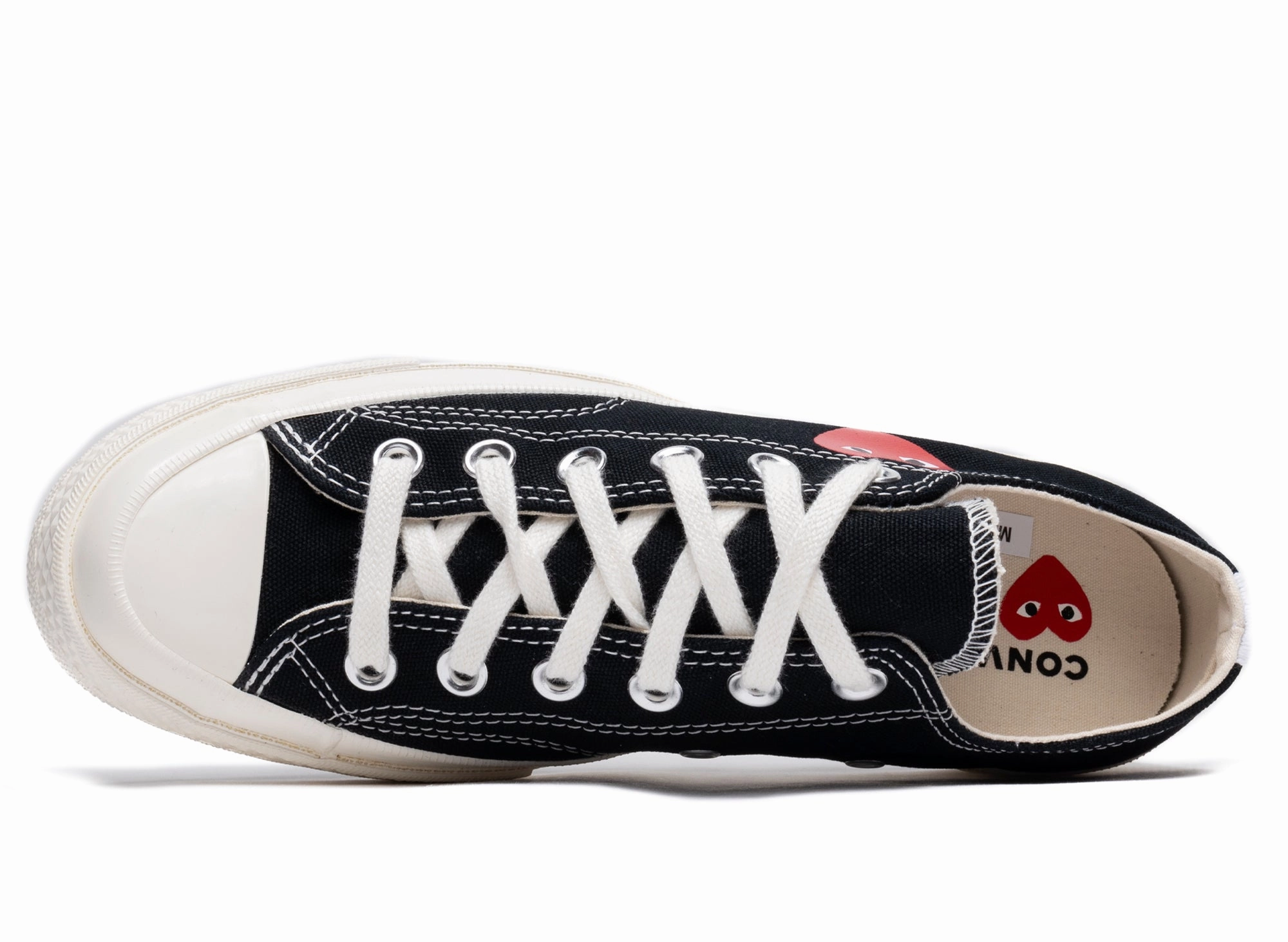 Casual Best Winter Shoes Converse Comme des Garons Play Heart Chuck 70 Low in Black