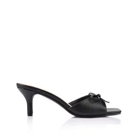 High Heels Size 11 Tay Kitten Heel Mules - Black