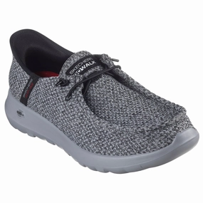 Best Casual Shoes For Snow Slip-ins: GO WALK Max - Halcyon - Grey/Black