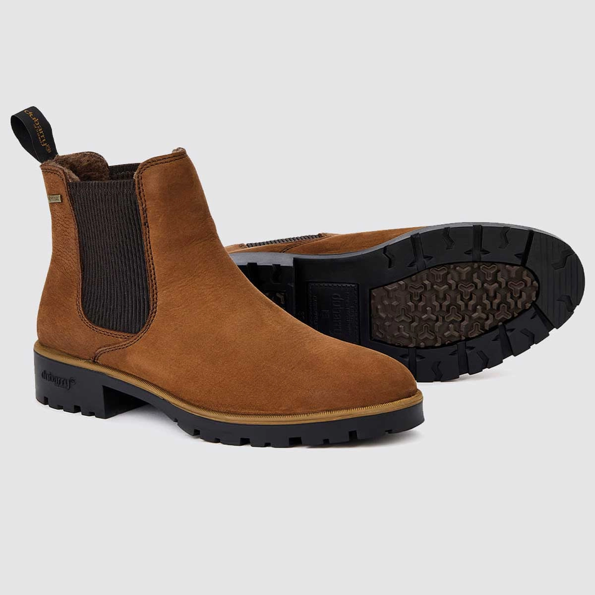 DUBARRY Kilcommon Women's Chelsea Boots - Walnut Garret Platform Combat Boot