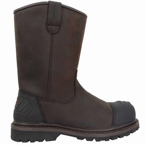 Premium Work Boots HOGGS OF FIFE Thor Safety Rigger Boots - Mens - Waxy Brown