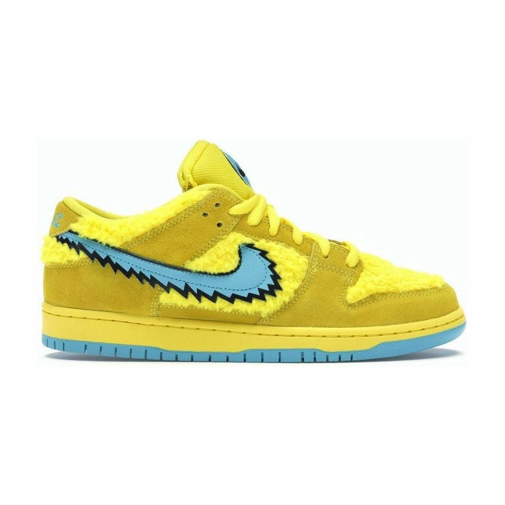 Nike SB Dunk Low Grateful Dead Bears Opti Yellow Nike Paris Shoes