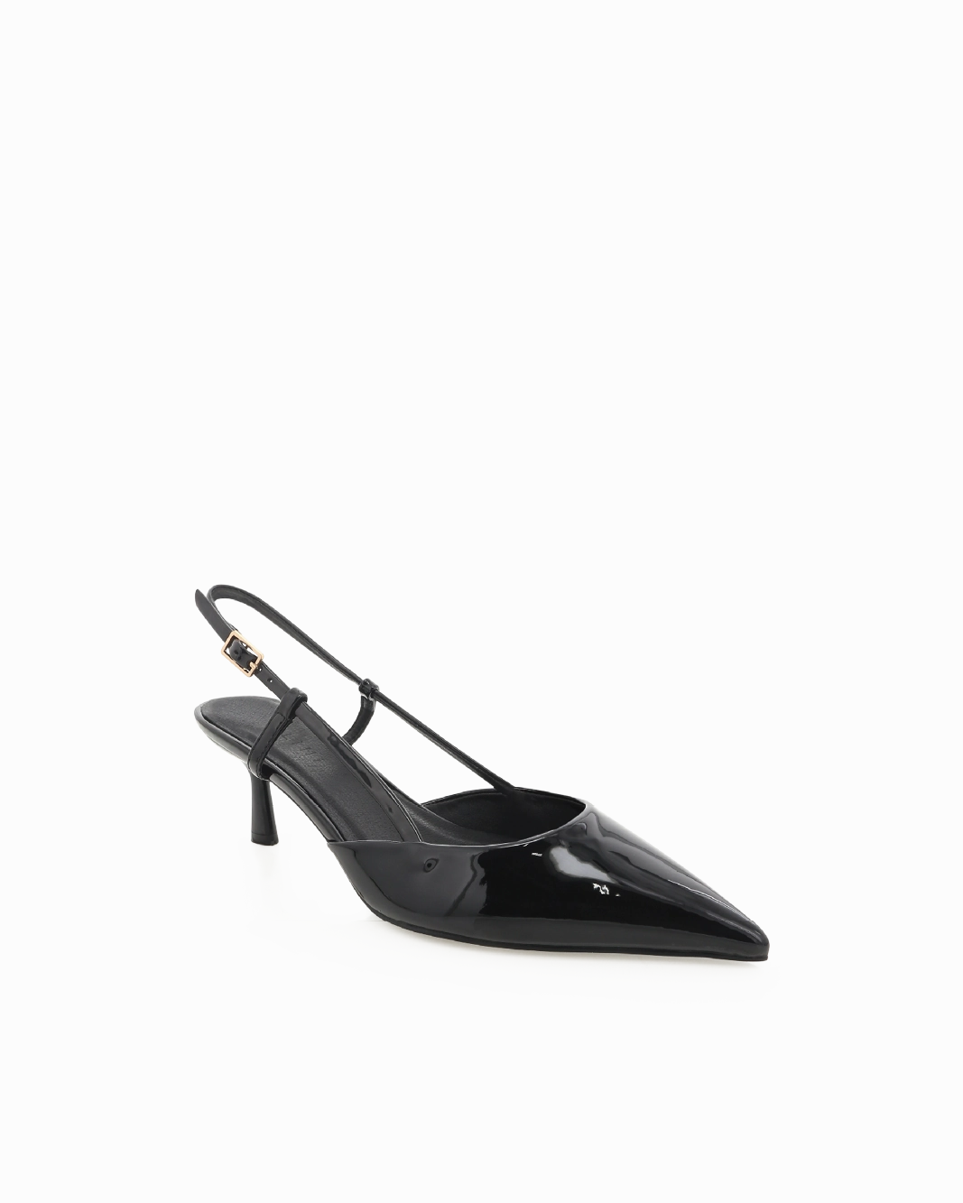 KYRIE - BLACK PATENT Heel High Boots