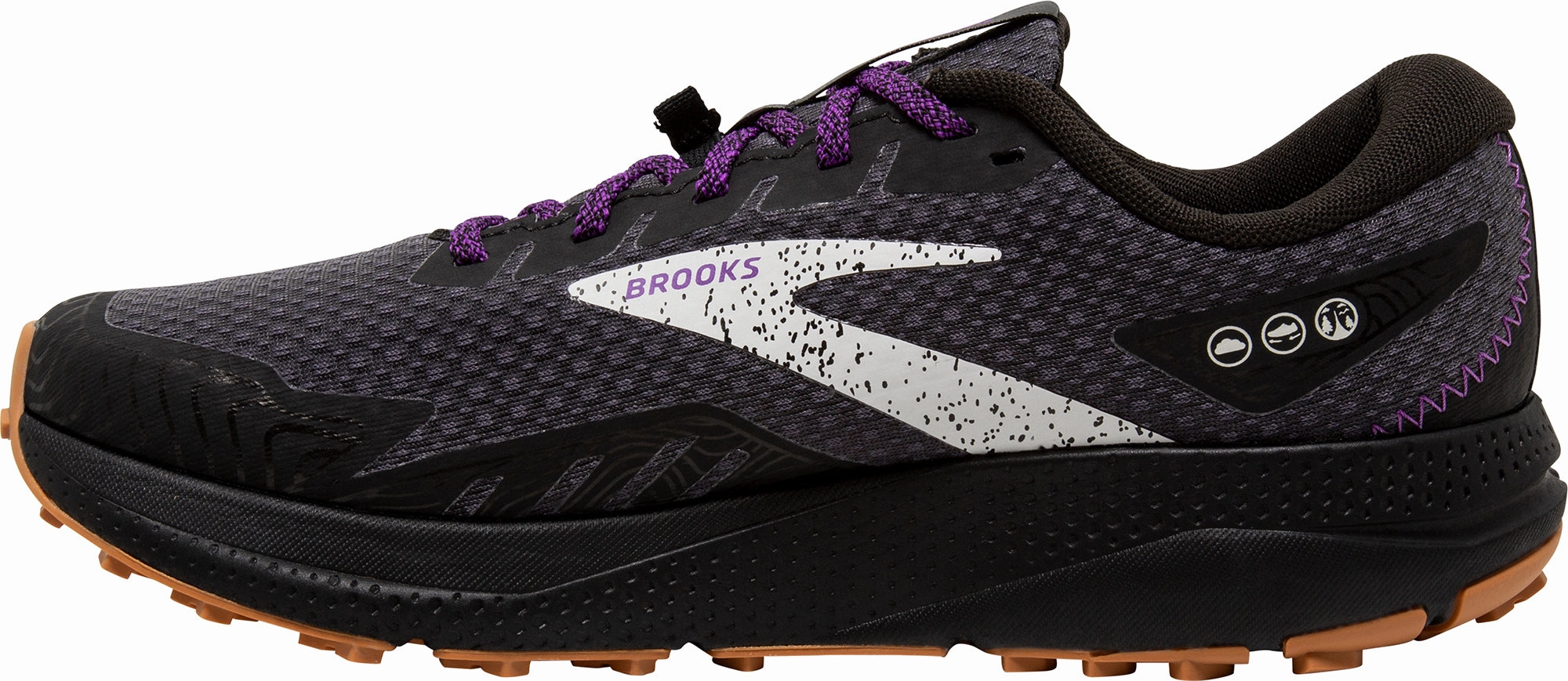 Brooks Divide 4 GORE-TEX Womens Trail Running Shoes - Black Best Shoe For Trail And Road Running