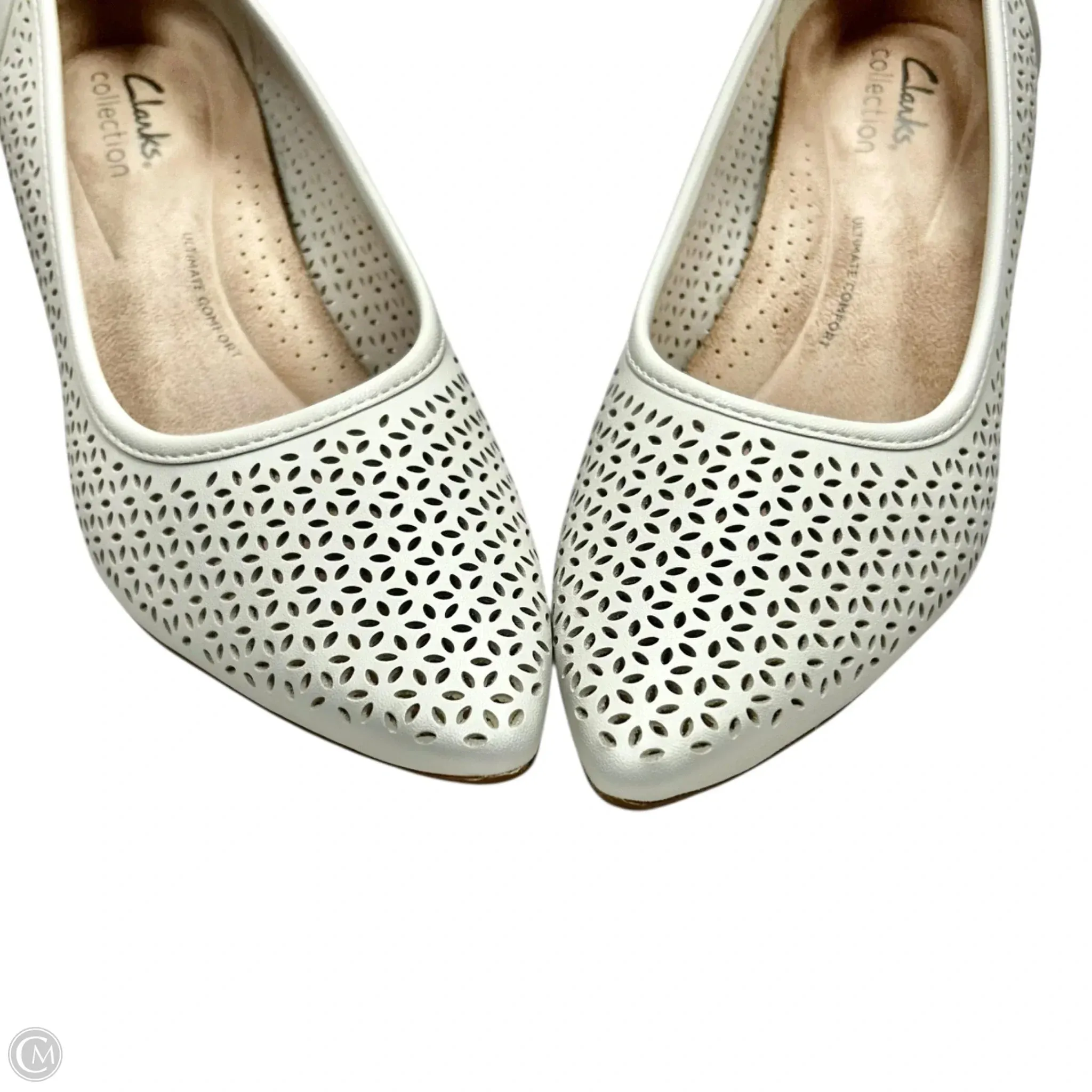 Shoes Heels Kitten By Clarks In Cream, Size: 7 Dr Scholl's High Heel