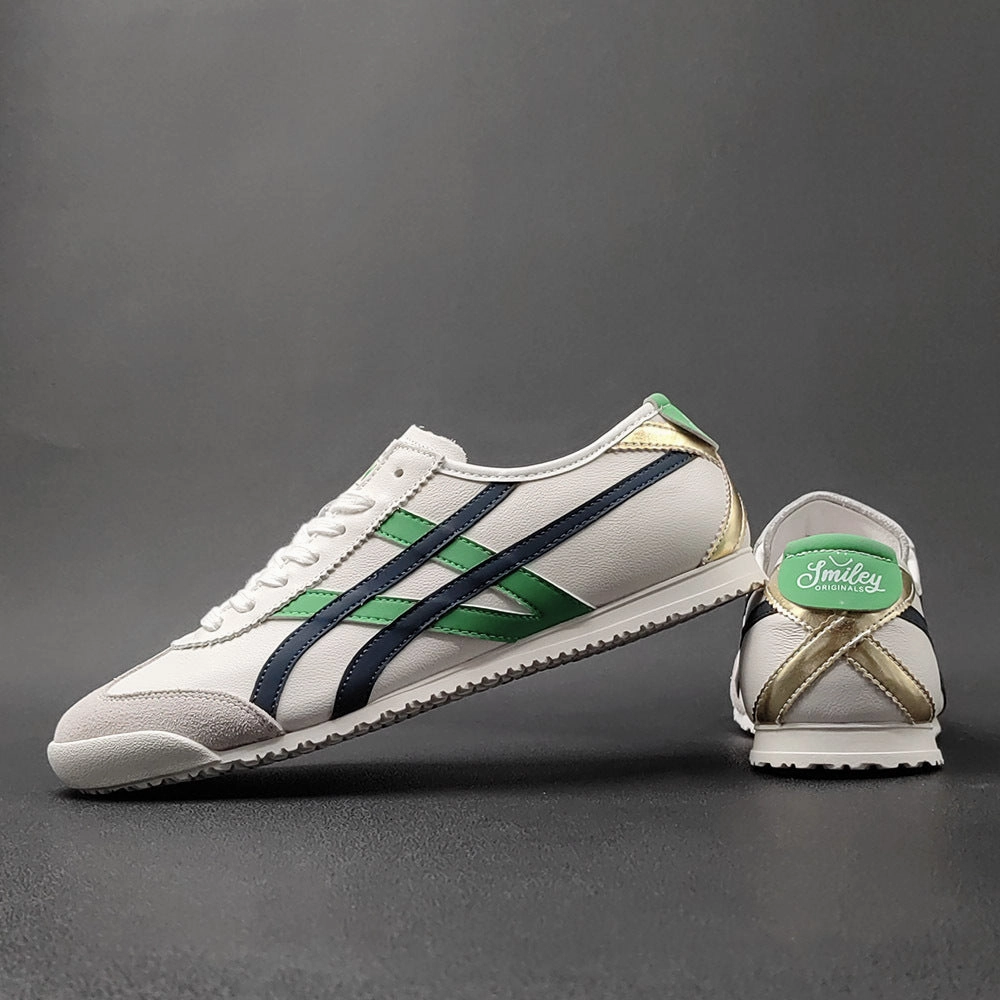 Pretty Wedding Shoes Flats Men Stylish Patchwork Leather Flat Casual Shoes