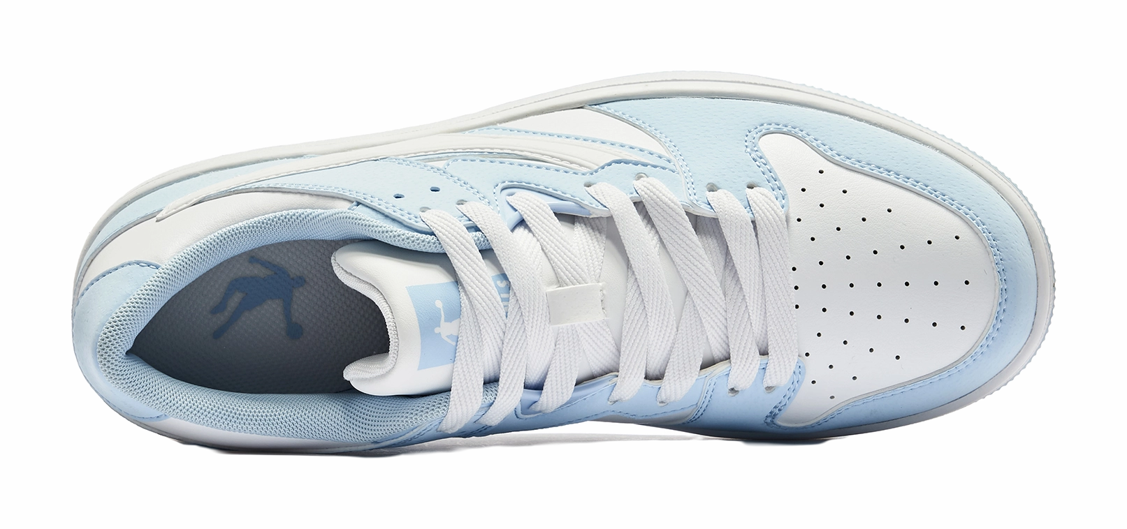 QIAODAN Skateboard Shoes Men's Low top Blue Corporate Casual Shoes