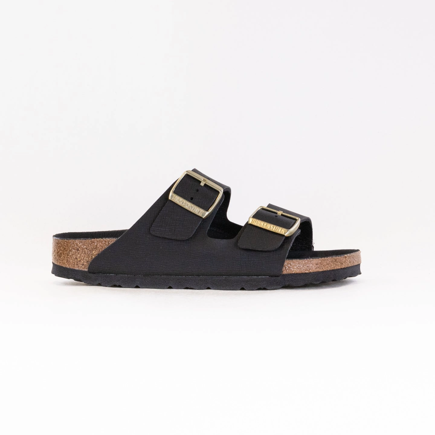 Birkenstock Arizona Birko-Flor (Women's) - Saffiano Black Clogs Dupes