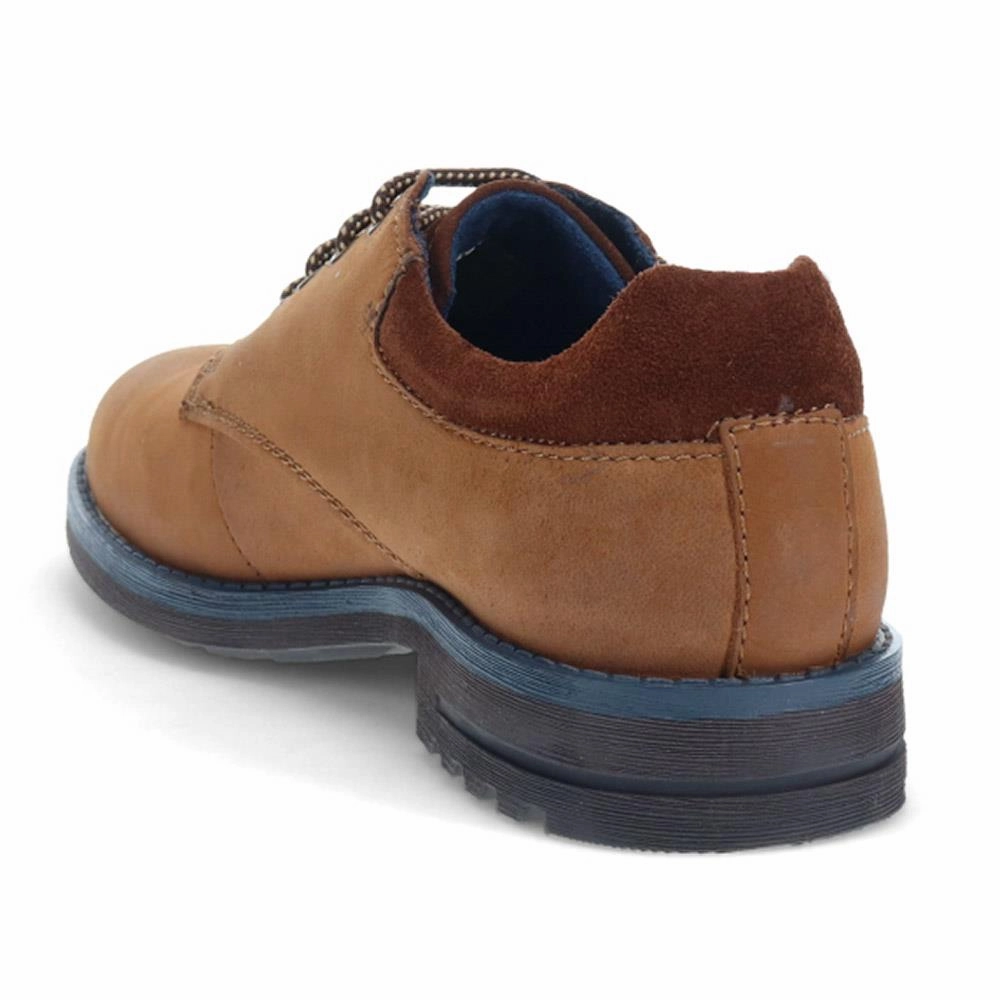 Shoes Casual Shoes Casual Leather Lace-Up Shoes  - BUG40503 / 325 722 - Dark Brown