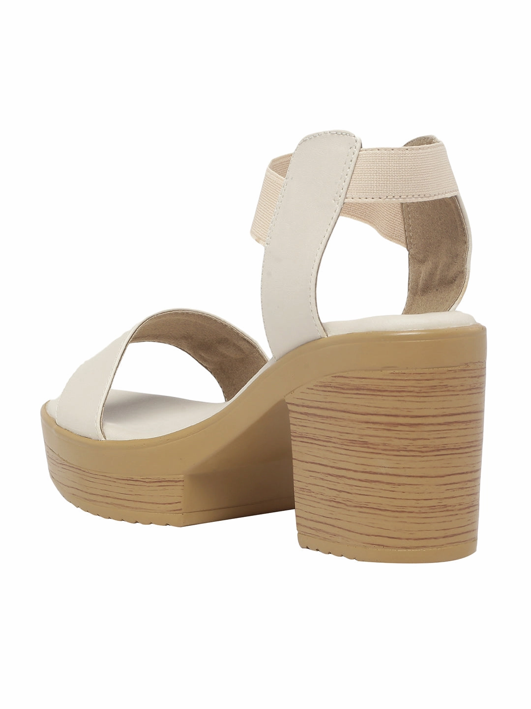 High Heels That Don't Hurt Ekiya Beige Platform Heels