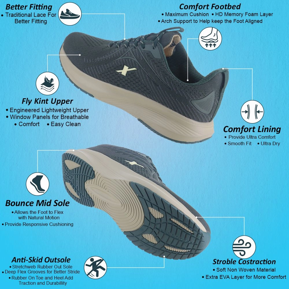 Running Shoes Barefoot SPARX Running Shoes for Men SM 834