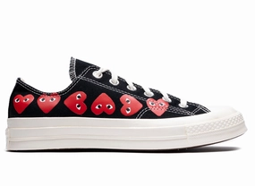 Casual Fashion Shoes Converse Comme des Garons Play Multi Heart Chuck Taylor All Star 70 Low