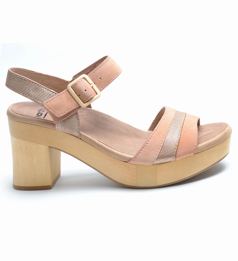 Chestnut High Heels Wood