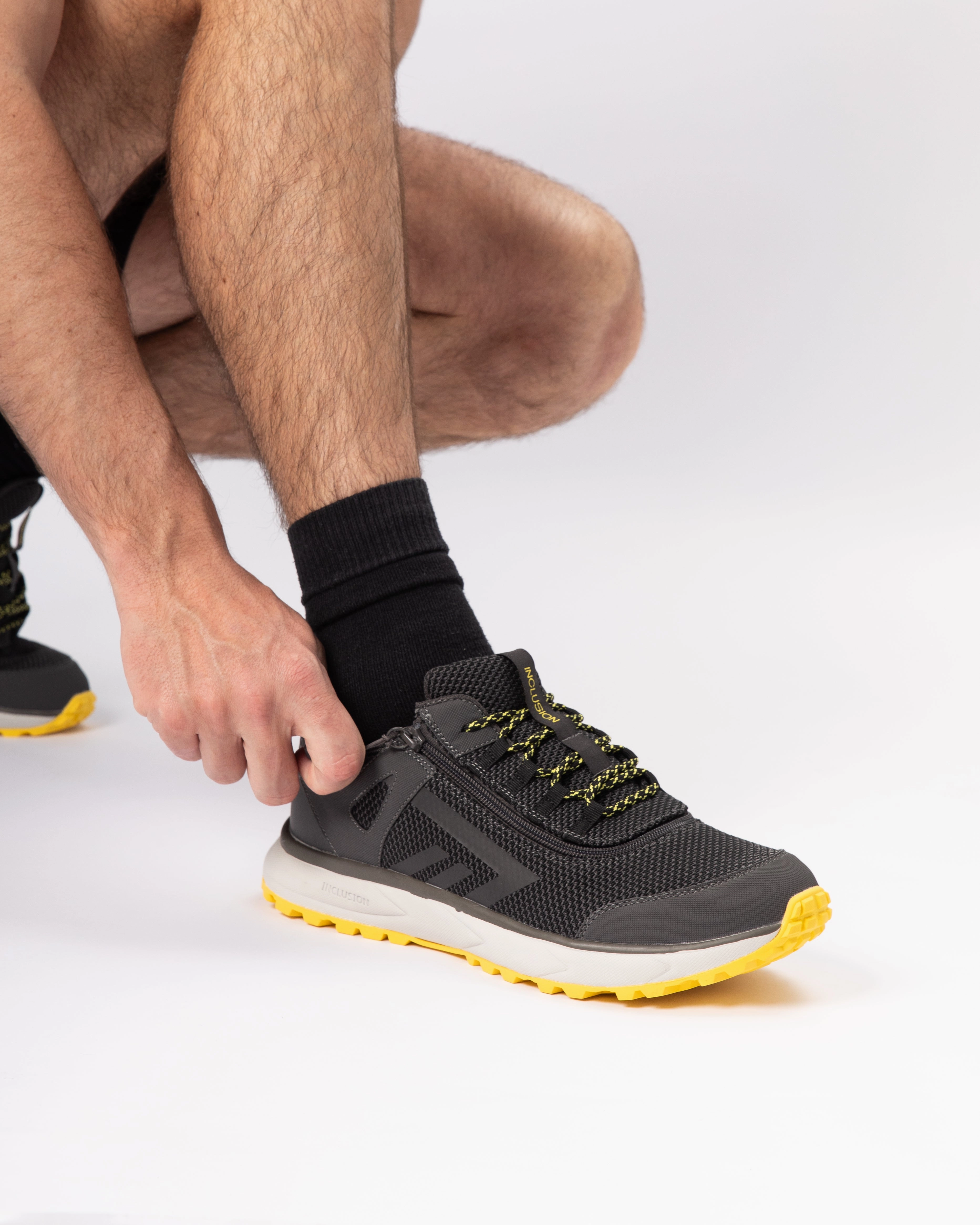 Inclusion Trail (Mens) - Charcoal/Yellow Jackal Gtx Trail-running Shoes