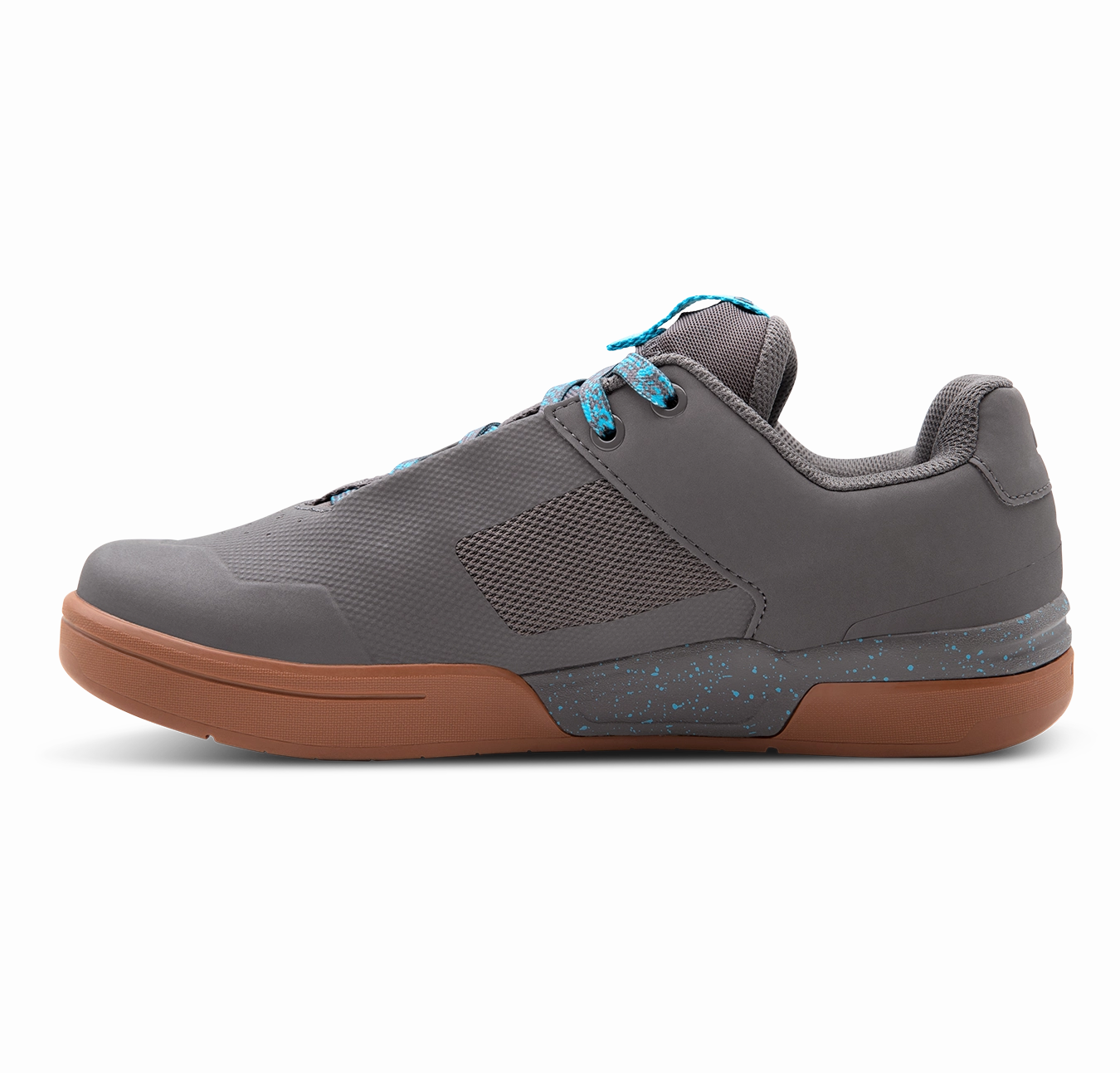 Two Ultra Trail Running Stamp Lace Flat Shoes - Grey/Blue Splatter