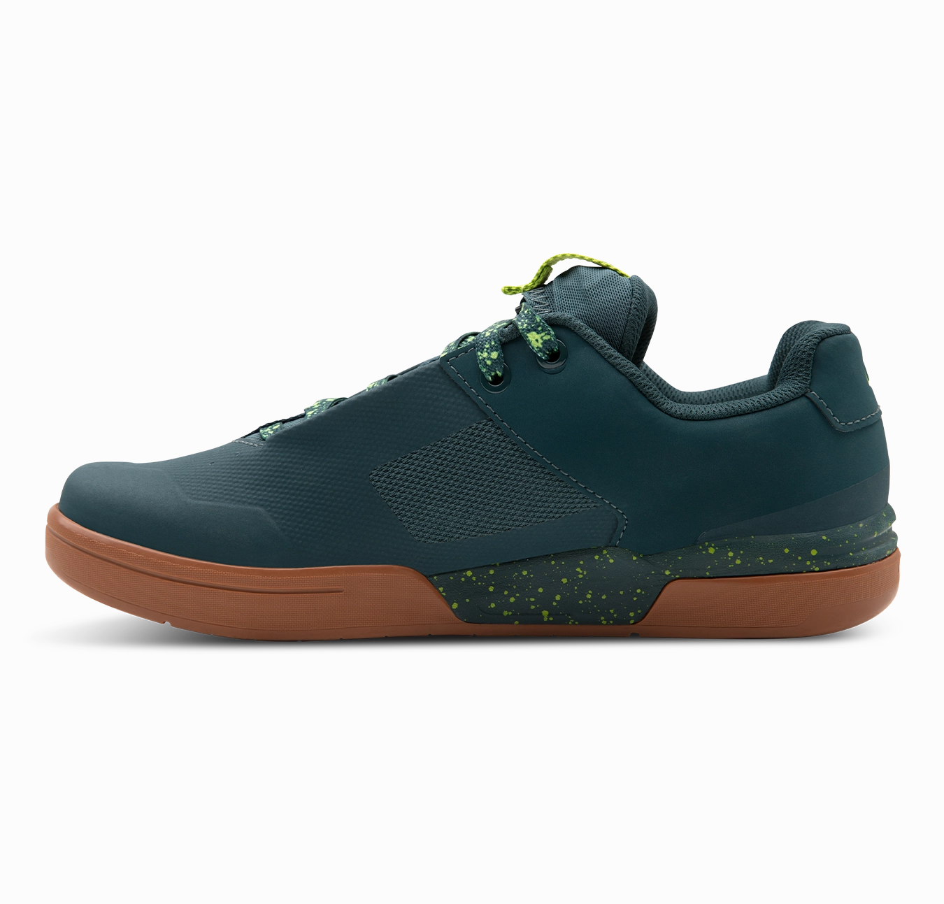 Alpine Xt Trail Running Shoes Stamp Lace Flat Shoes - Petrol/Lime Splatter