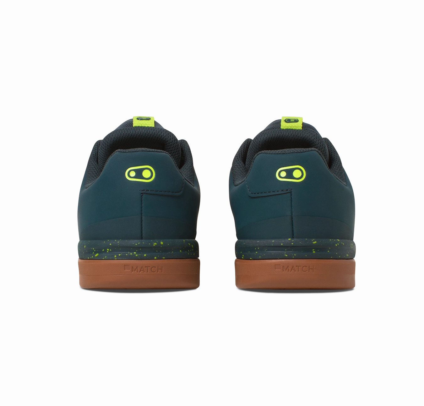 The Best Trail Running Shoes -> The Best Trail Running Shoes Stamp Lace Flat Shoes - Petrol/Lime Splatter