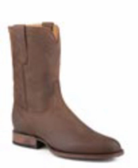 Boots Ennis Fight Stetson Mens Cassidy Bay Apache Cowhide Cowboy Boots