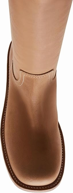 Steve Madden Women's Riggs Knee High Boot Ribbon Combat Boots