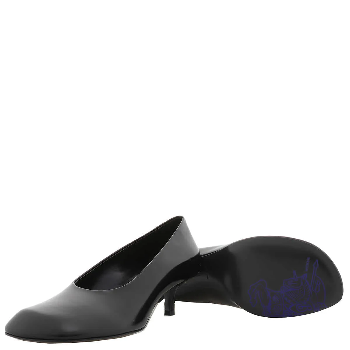 High Heel Boots Outfits Burberry 45mm Scarpins Baby Pumps - Black