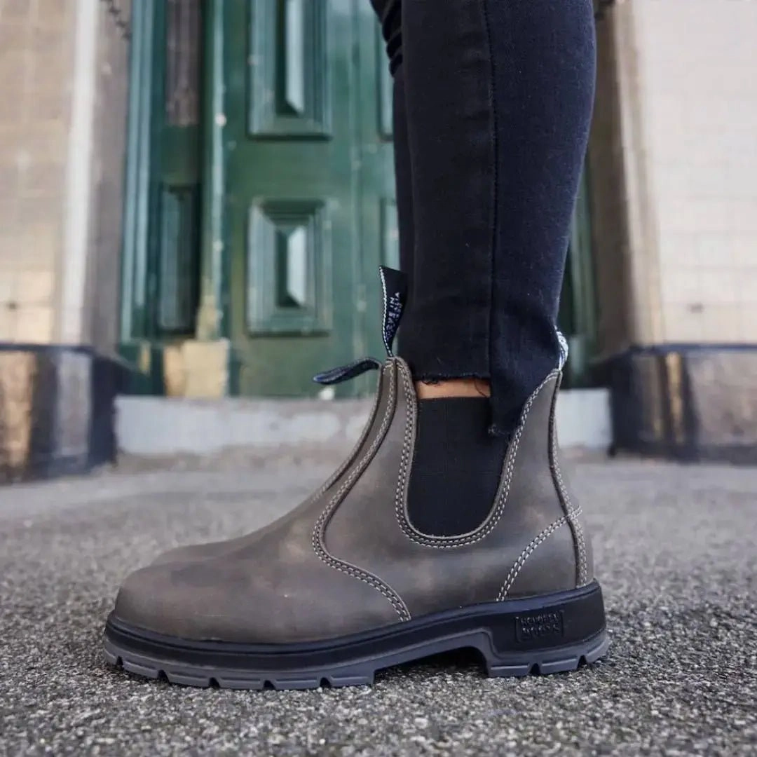 Mongrel K9 Dealer Boot - Cloudy Grey Classic Leather Work Boots