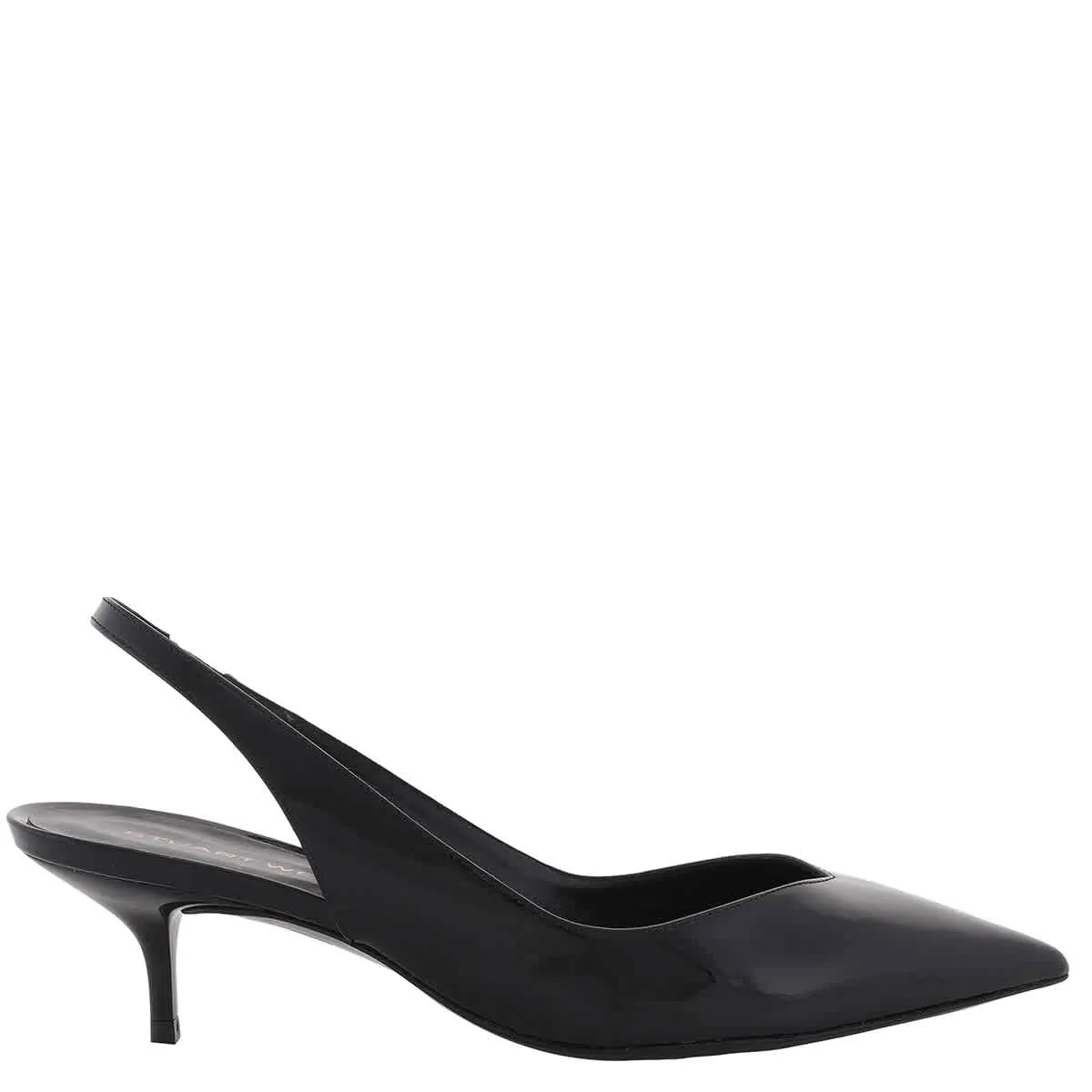 Stuart Weitzman Eva Patent Leather Slingback Pumps High Heels Crystal