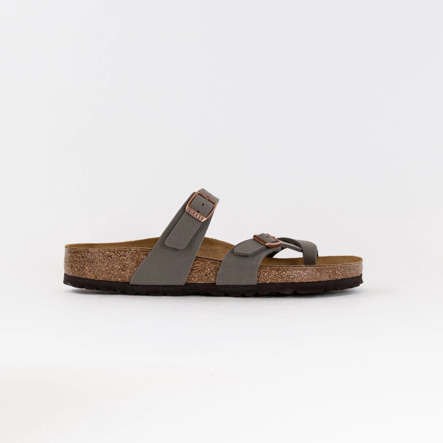 Birkenstock Mayari Birkibuc (Women's) - Stone Clog Nearby