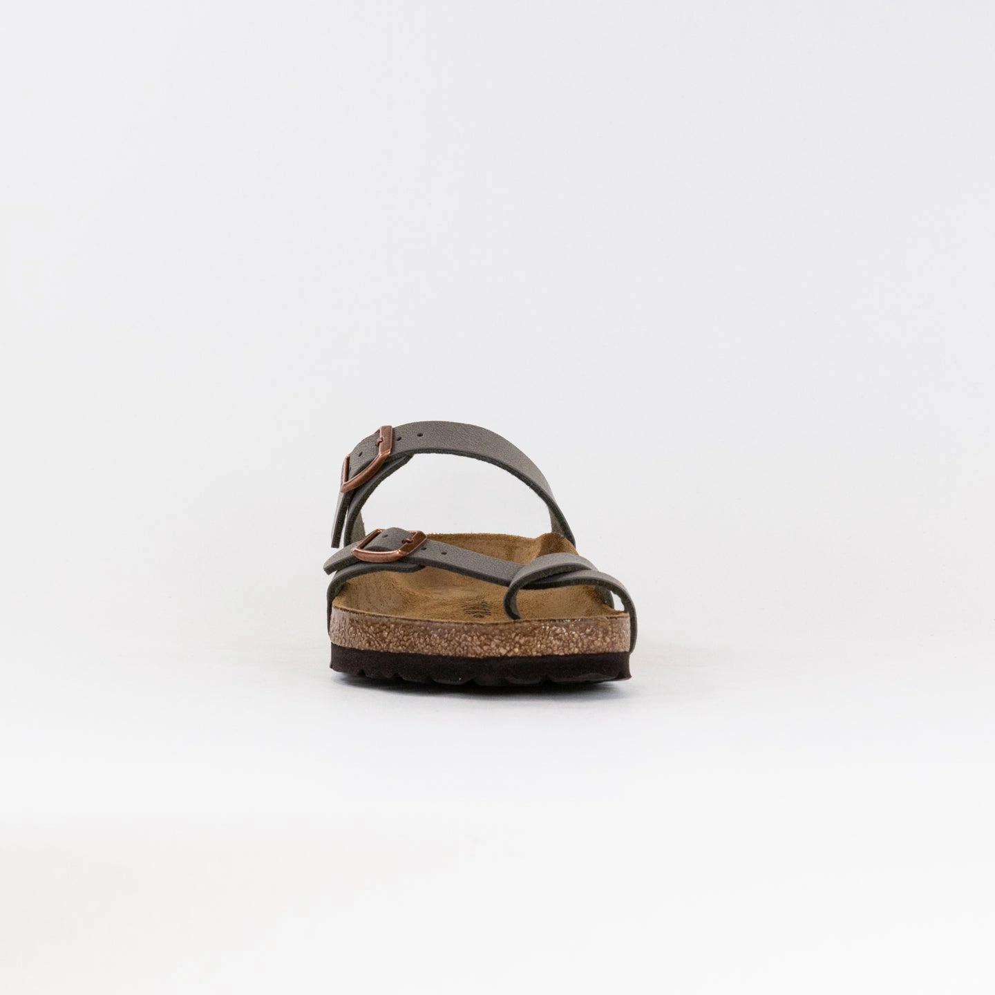 Grey Birkenstock Mayari Birkibuc (Women's) - Stone