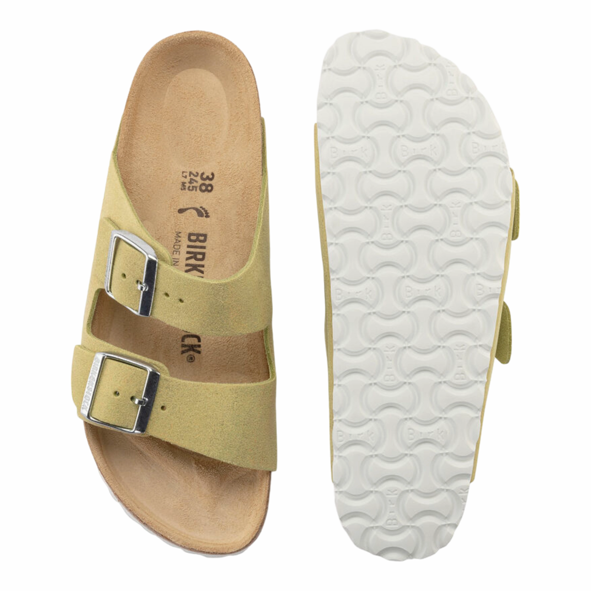 Footbed Arizona Soft Footbed Suede Leather